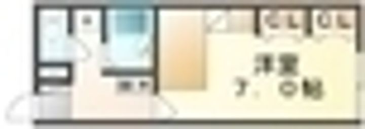 レオパレス桜坂202の間取り