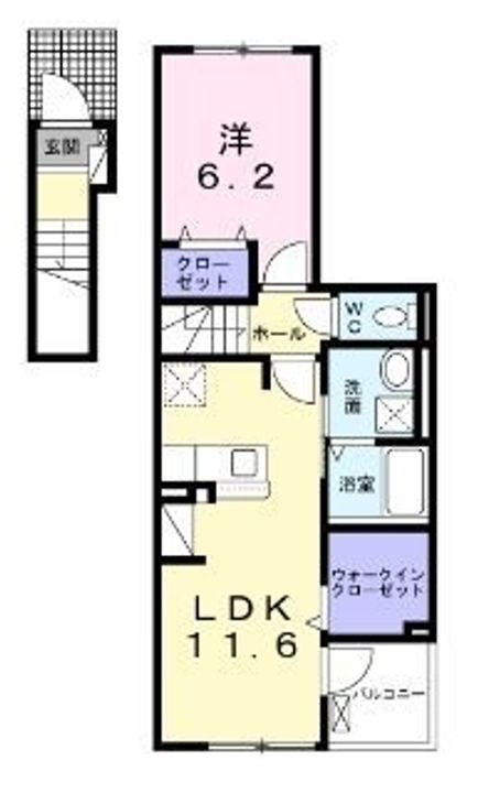 プレッソ春日202の間取り