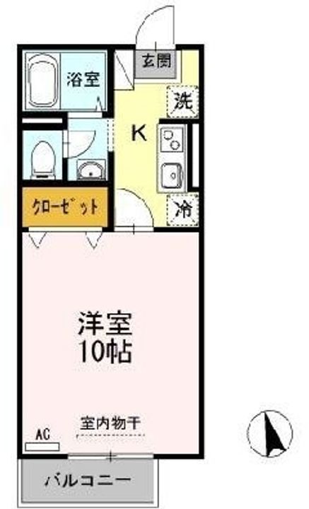 モーニンググローリー203の間取り