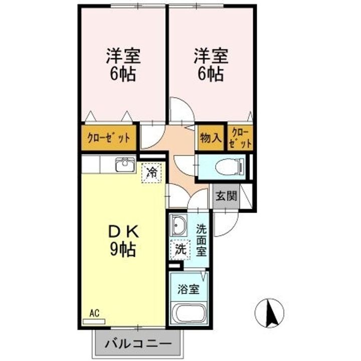 アーバンハイツ28 A棟103の間取り