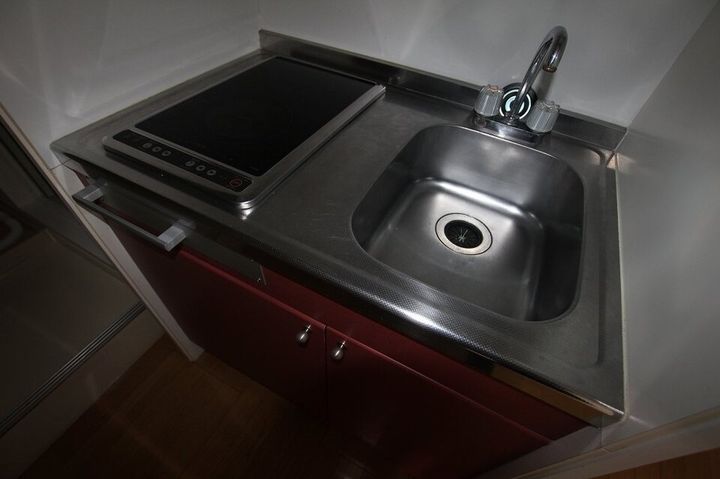 レオパレス栗林301のキッチン