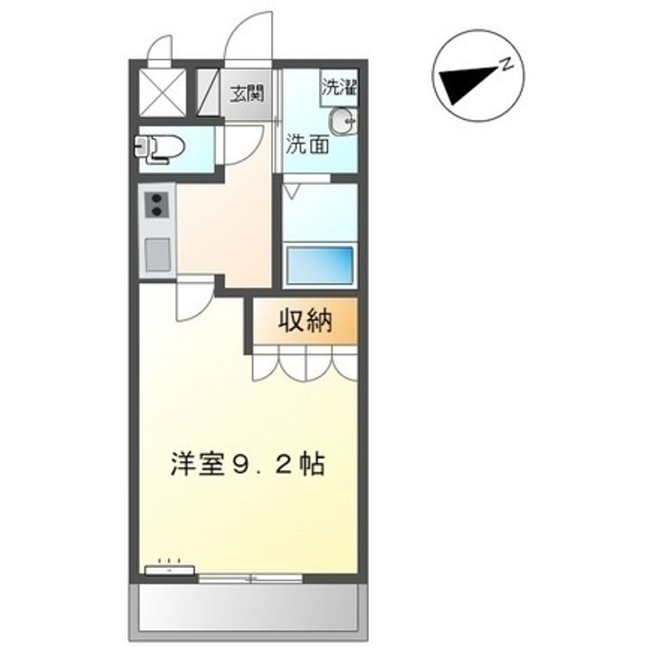 プランドール206の間取り