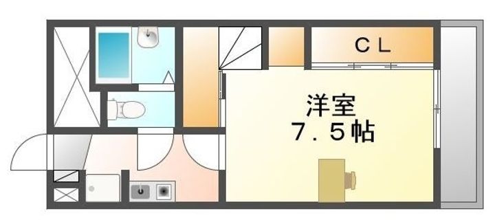 レオパレスGAZEBO12204の間取り
