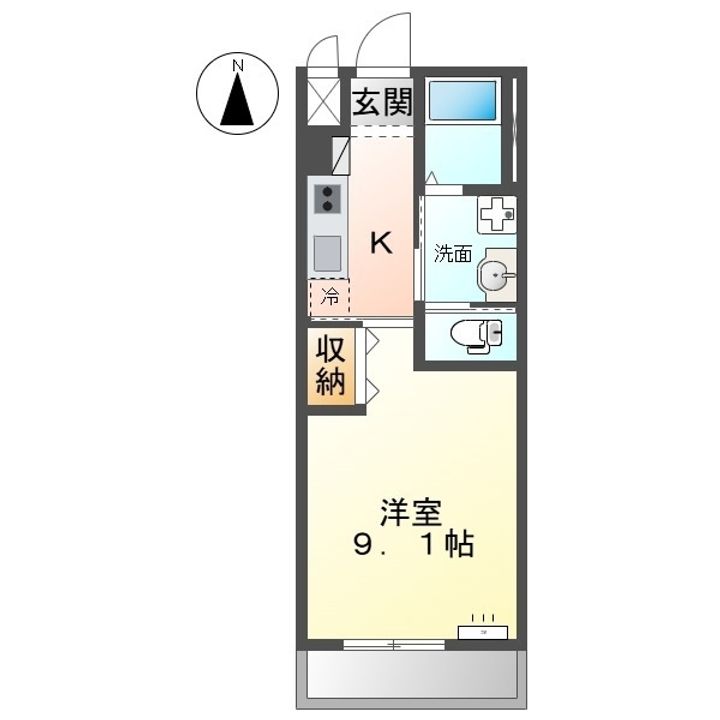 ロココ103の間取り