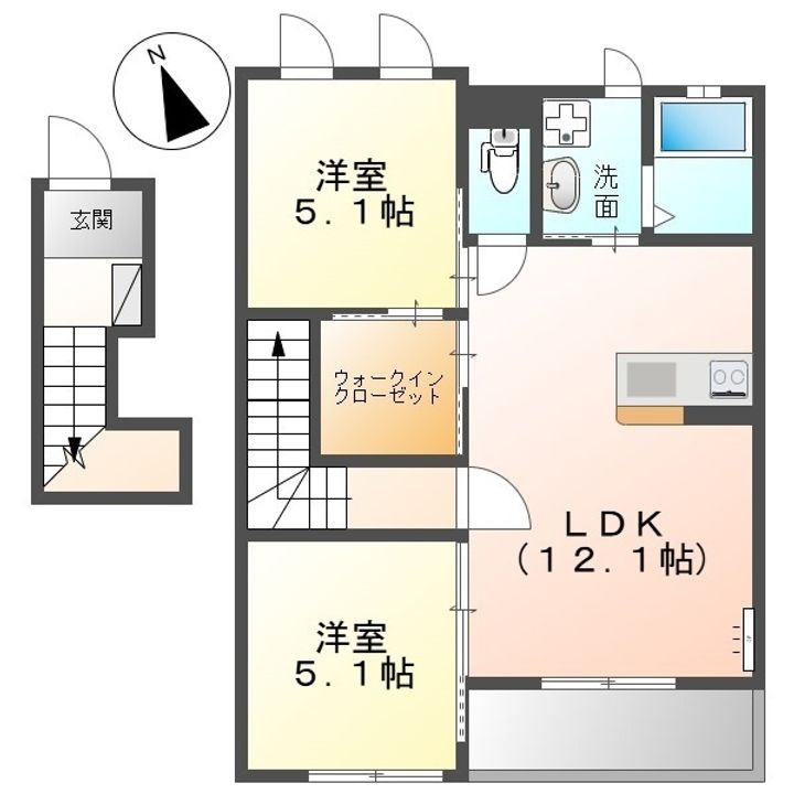ソラール202の間取り