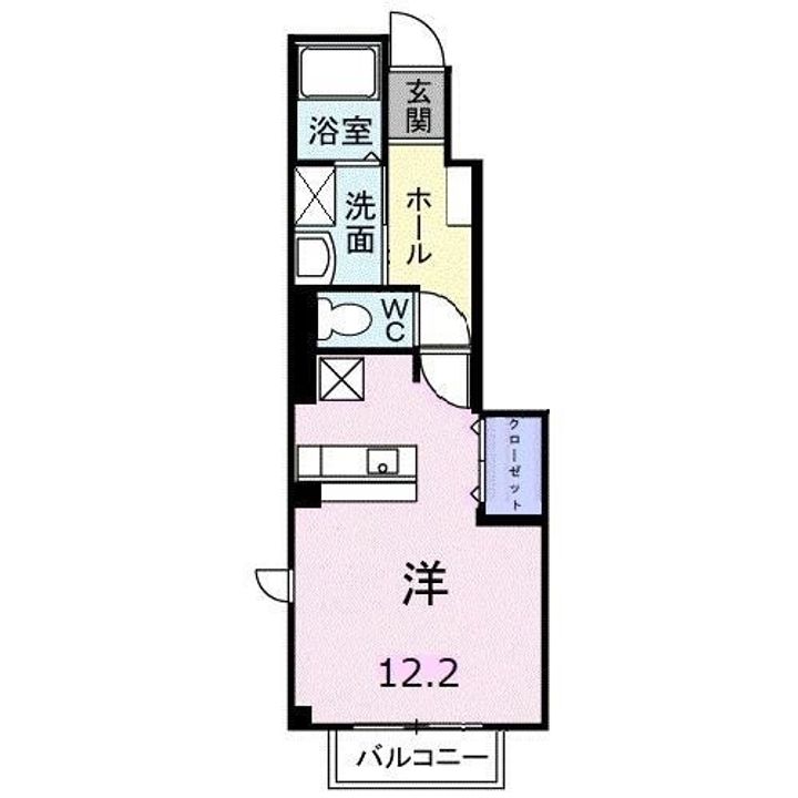 カムフィスペース103の間取り