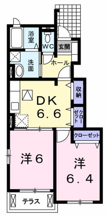トラスト・コート104の間取り