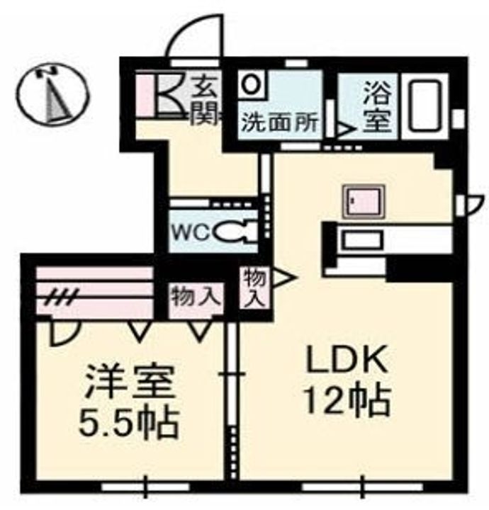 プロヌーブいつわ101の間取り