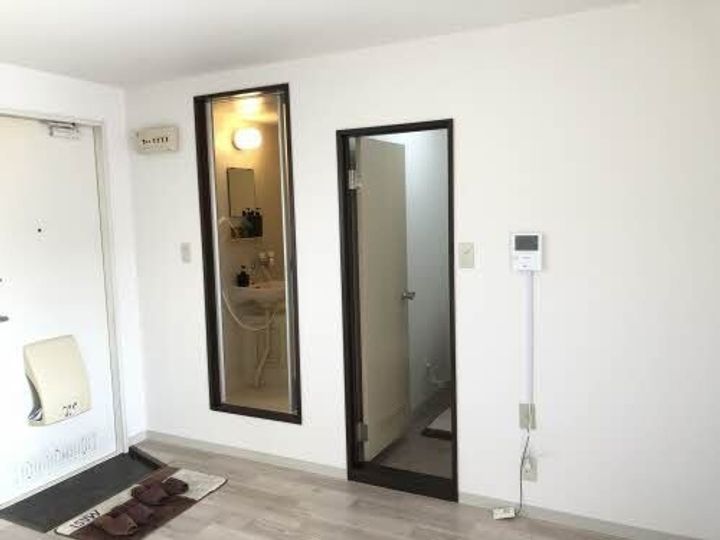 シーサイド・ハイツA棟201の玄関