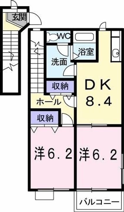 Amis House A201の間取り