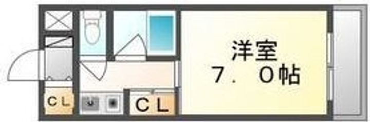ハーバービュー402の間取り