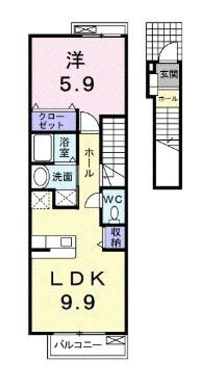 ブライトサンライズF202の間取り