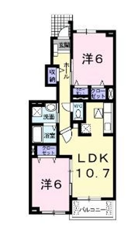 グランリーオA0101の間取り