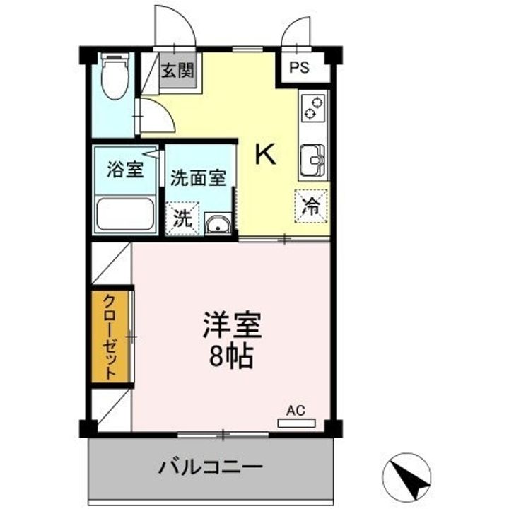 PRIDE-Ⅰ103の間取り