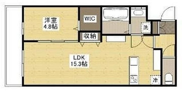 ザ・コモド草戸306の間取り