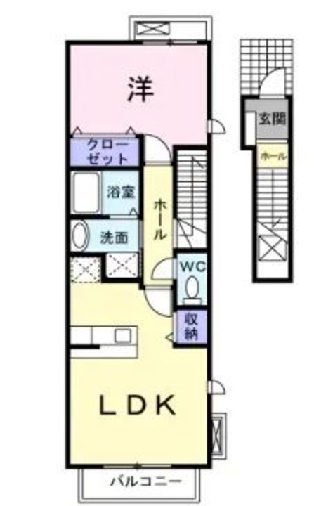 ラウンド・ロックA201の間取り