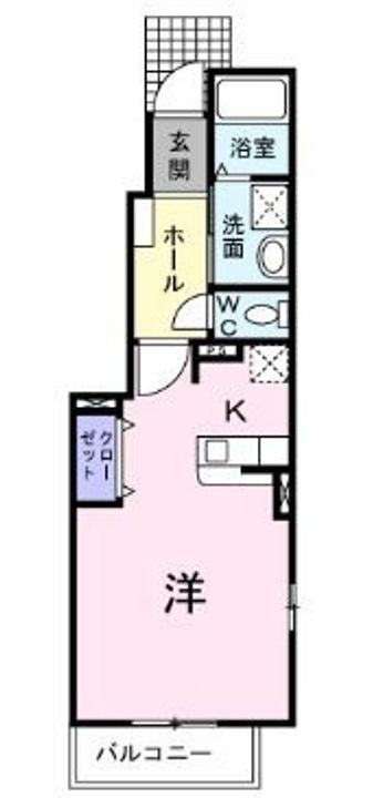 エヴァーグリーンC101の間取り