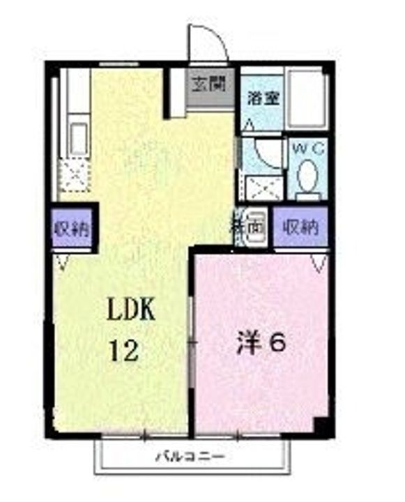 エステート・リバーD0102の間取り