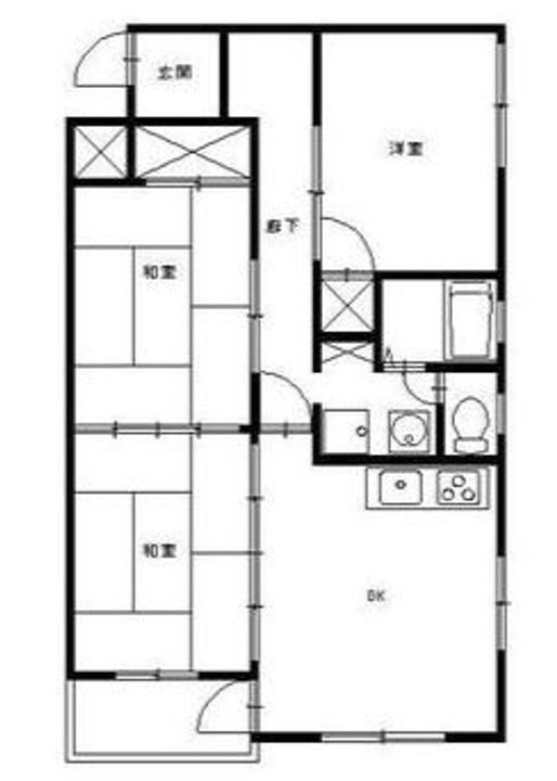 坂上マンション201の間取り