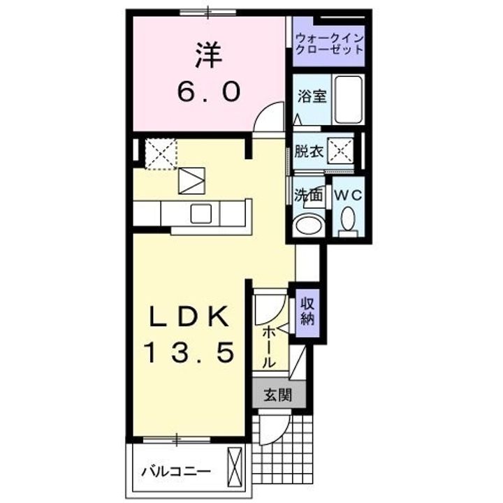 セレーナ B102の間取り