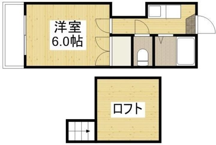 クリスタ松永204の間取り