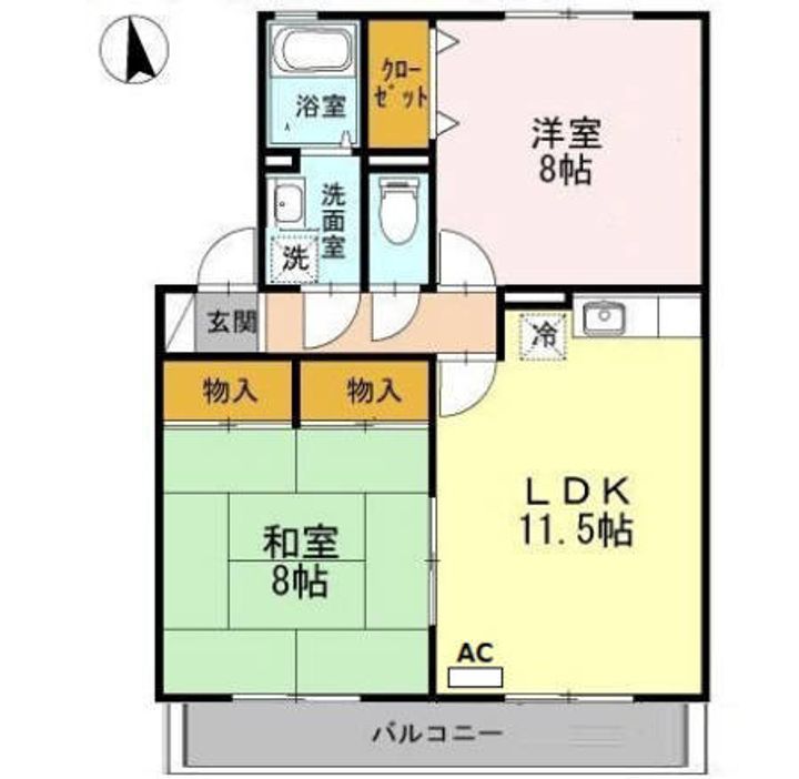 サン・ジュリアン0102の間取り