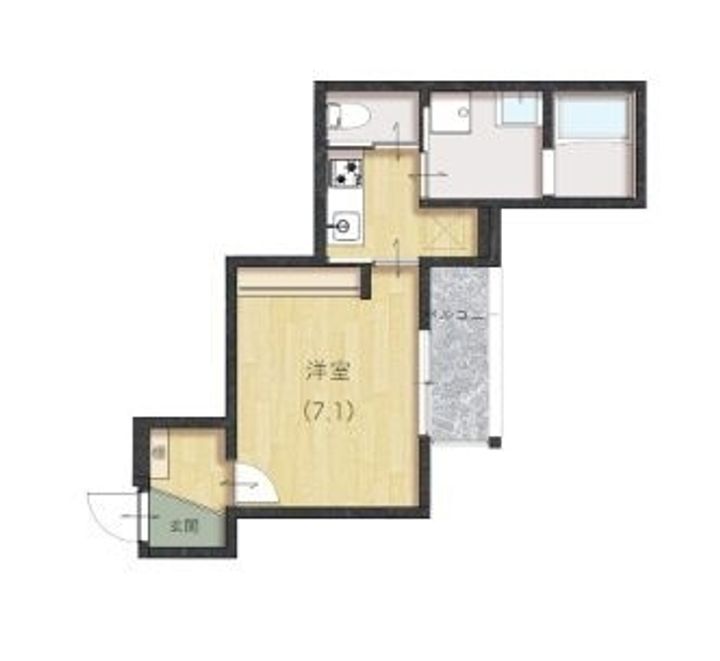 Comfort三吉南302の間取り