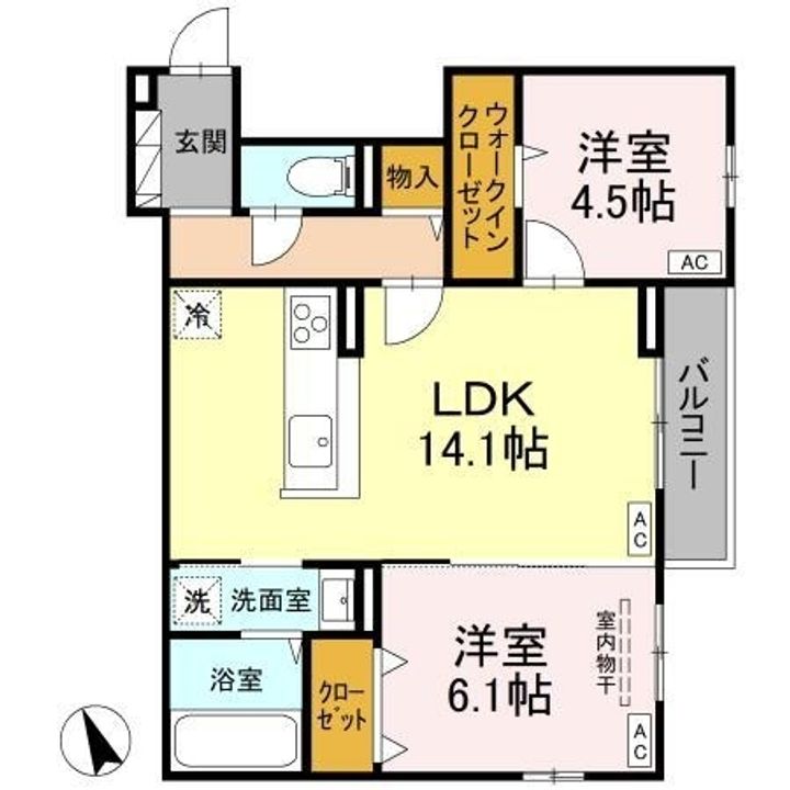 パル・リアン0102の間取り