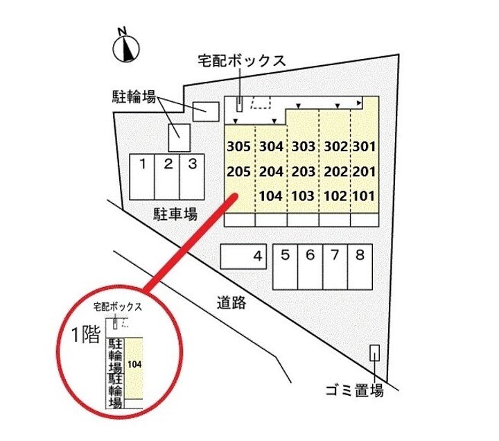 サンクレール0201の周辺