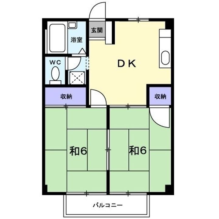 シティハイツ長陽0103の間取り
