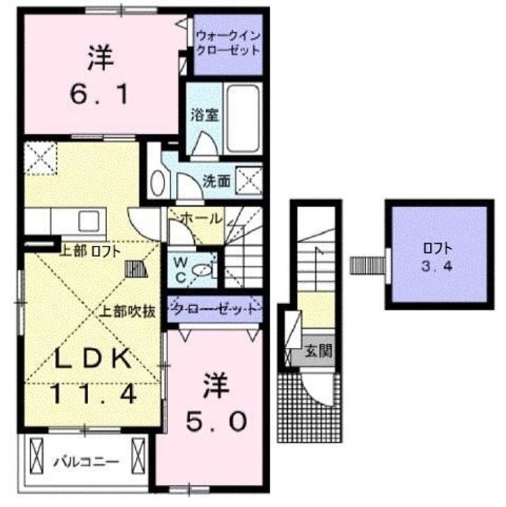 フィールドコート0201の間取り