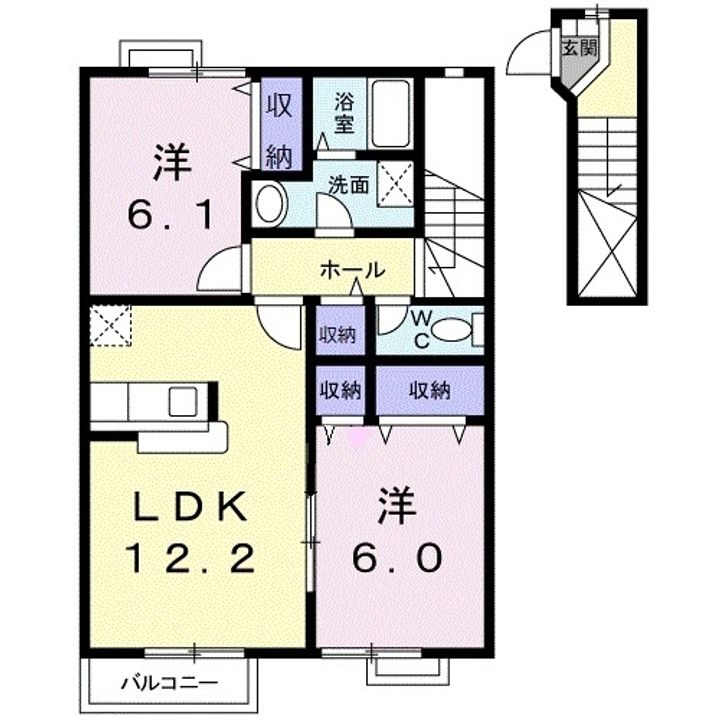 サンブレインB203の間取り