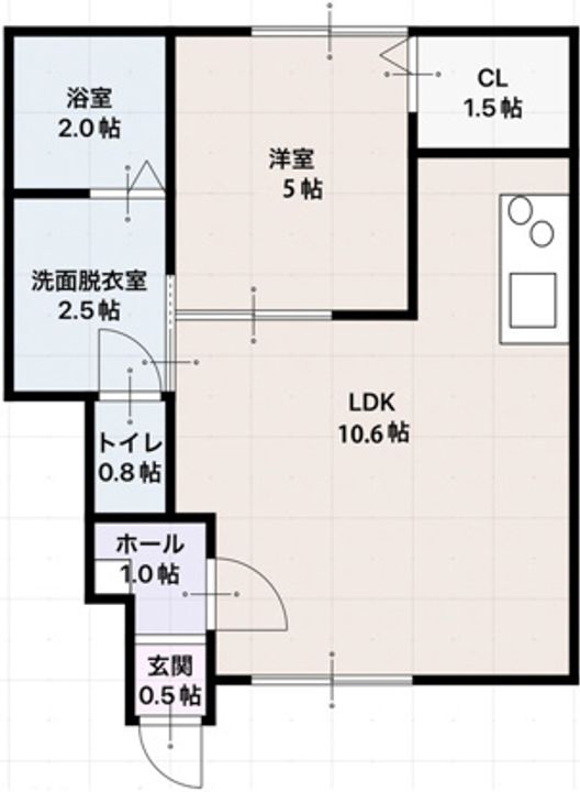マジェステ A棟0103の間取り