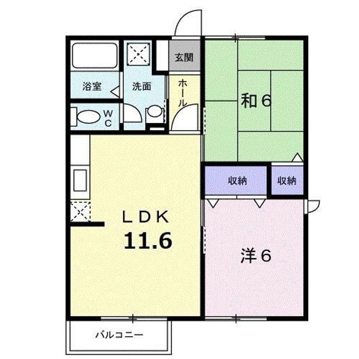 シンフォニーヒルズ0201の間取り