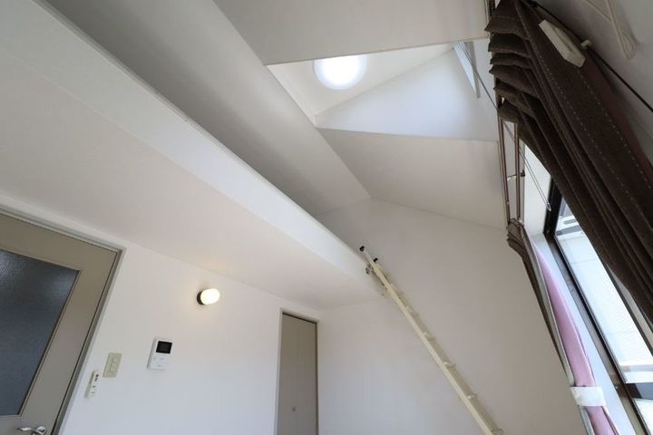 プレステージⅡ 2帖のロフト付 家電付のお部屋 ご入居期間中修理・交換無料2Dの居間