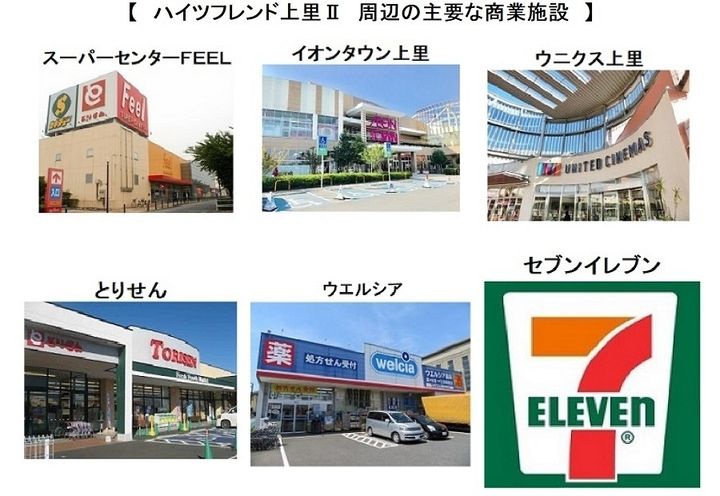 ハイツフレンド上里Ⅱ 全室角部屋 オシャレな北欧風に全面リフォーム済み105の周辺