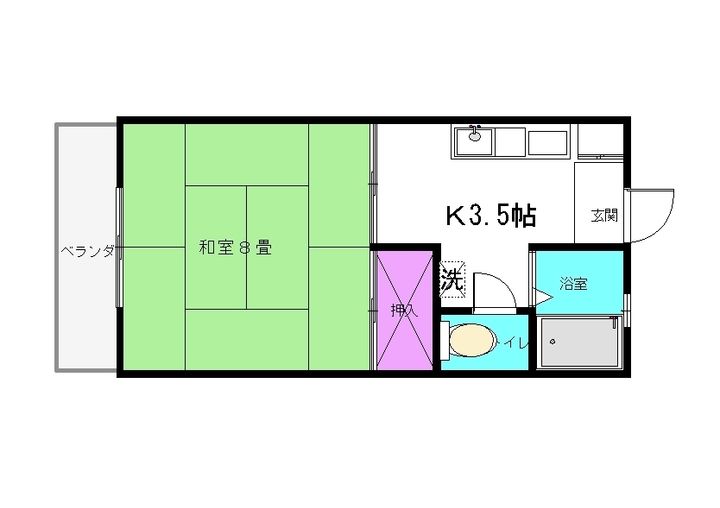 メゾン本多№3202の間取り