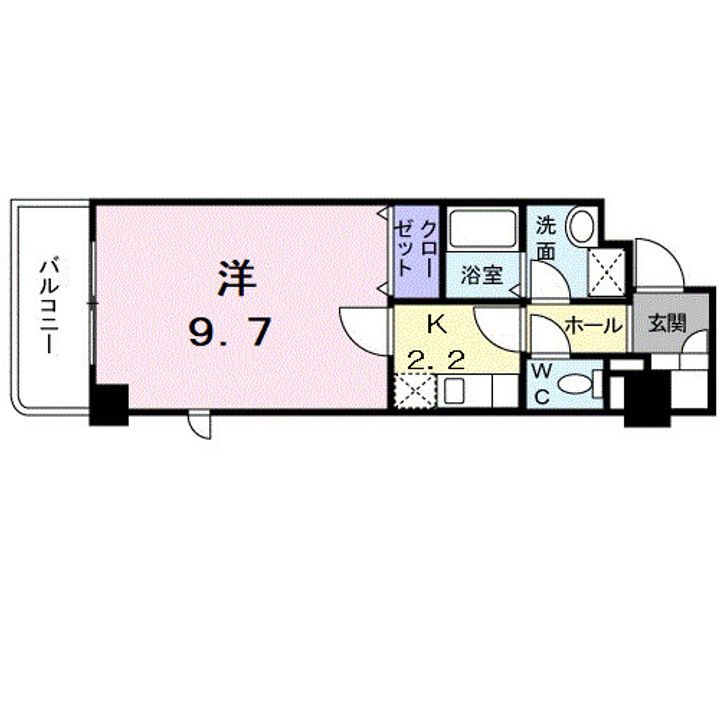 アヴァンティ サカエ701の間取り