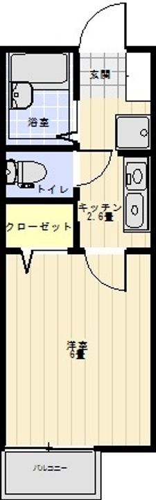 エスパス川口101の間取り