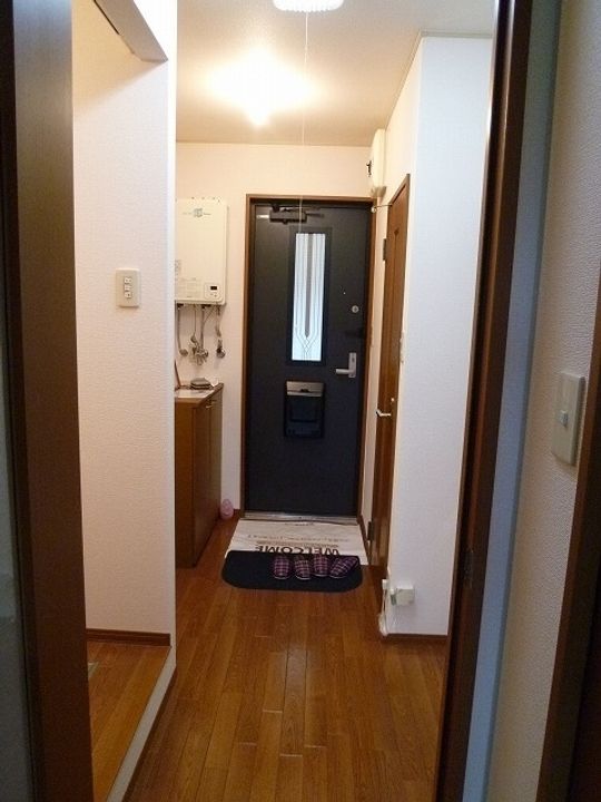 セジュールみなみ202の玄関