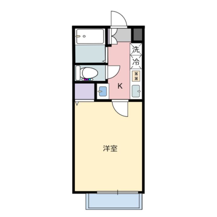 スカイヒルズ台原302の間取り