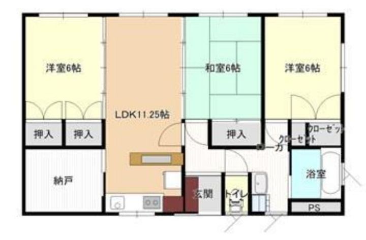 プレシャスライフ101の間取り