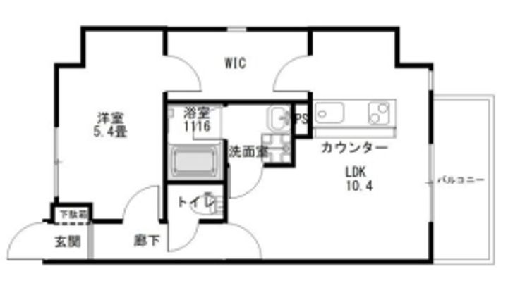 Ko Olina Ukinojo(コオリナ ウキノジョウ)201の間取り