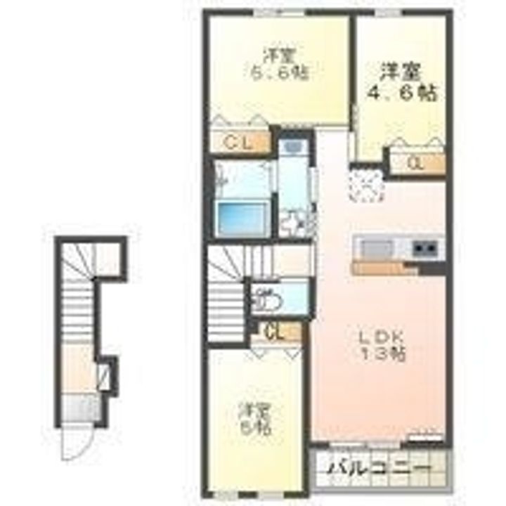 レトリー本郷201の間取り