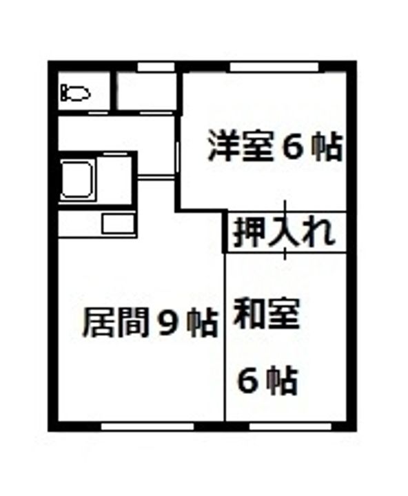フラワーハイツ10の間取り