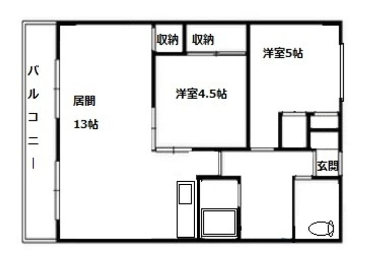 第78松井ビルの間取り