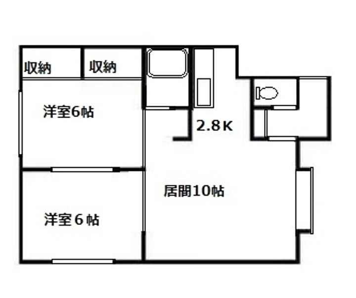 パレドフルサワの間取り