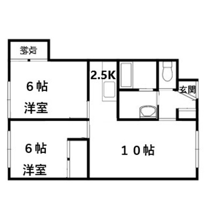 ハイツカマダの間取り