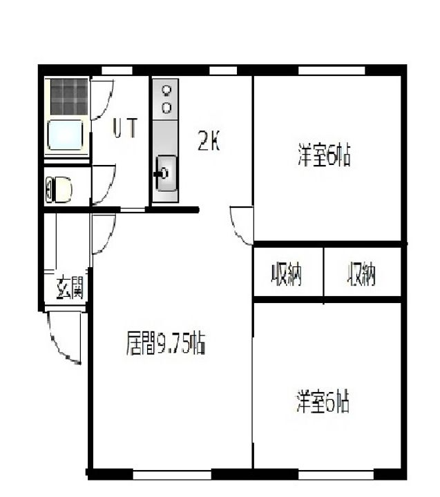 カルム真栄203の間取り