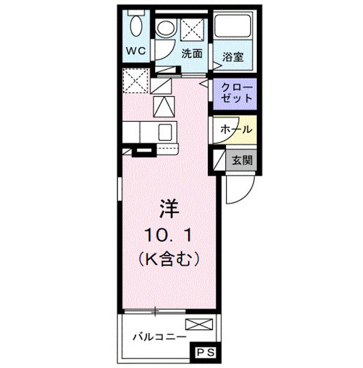 Four Seasons・T101 の間取り